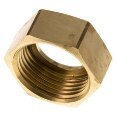 Tuerca de unión de latón de 19mm (G1'') L17mm