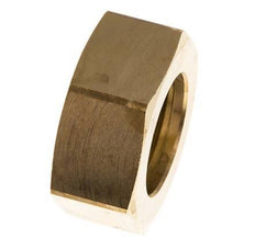 Tuerca de unión de latón de 19mm (G1'') L17mm