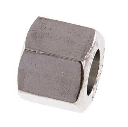 Tuerca de unión de acero inoxidable de 4/6/9mm (G1/4'') L14.5mm [2 Piezas]