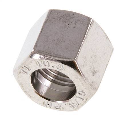 Tuerca de unión de acero inoxidable de 4/6/9mm (G1/4'') L14.5mm [2 Piezas]