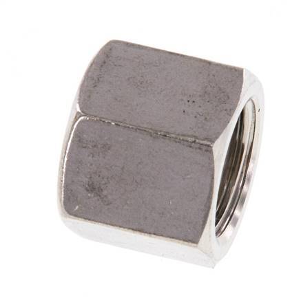 Tuerca de unión de acero inoxidable de 4/6/9mm (G1/4'') L14.5mm [2 Piezas]