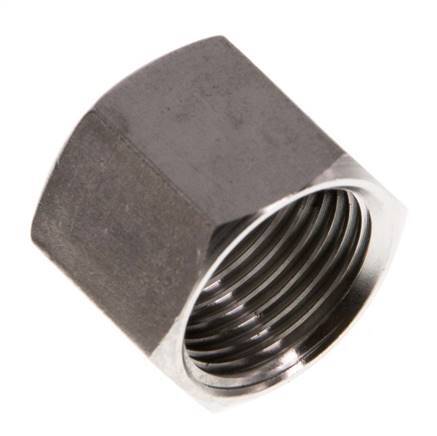 Tuerca de unión de acero inoxidable de 4/6/9mm (G3/8'') L15.5mm [2 Piezas]