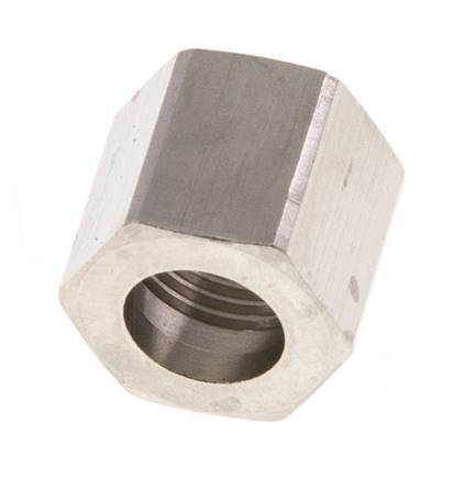 4/6mm (G1/8'') Nickel-plated Brass Union Nut L11mm [10 Pieces]