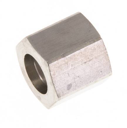 4/6mm (G1/8'') Nickel-plated Brass Union Nut L11mm [10 Pieces]