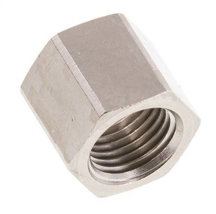 4/6mm (G1/4'') Nickel-plated Brass Union Nut L15.5mm [5 Pieces]