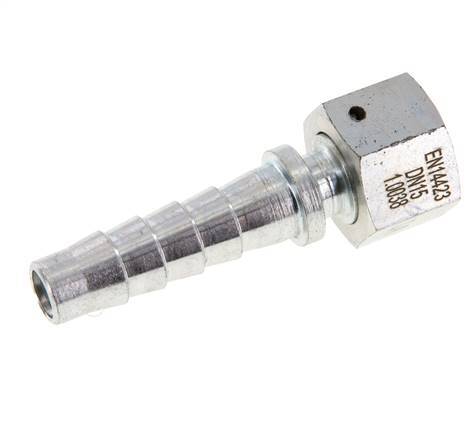 13x25 mm & G1/2'' zink plated Steel Hose Pillar with Union Nut DIN EN 14423 / DIN 2826