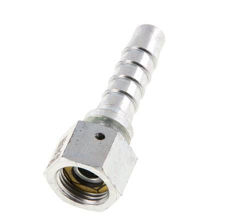 13x25 mm & G1/2'' zink plated Steel Hose Pillar with Union Nut DIN EN 14423 / DIN 2826