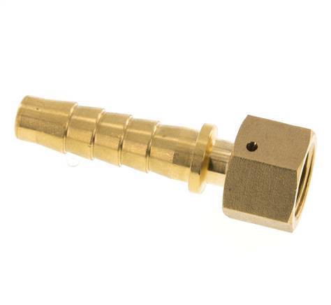 Pilar de manguera de latón 13x25 mm y G1/2'' con tuerca de unión DIN EN 14423 / DIN 2826