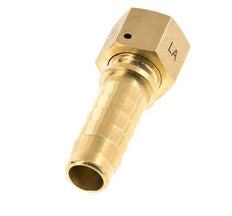 Pilar de manguera de latón 19x33 mm y G3/4'' con tuerca de unión DIN EN 14423 / DIN 2826