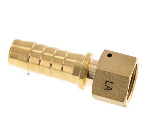 Pilar de manguera de latón 19x33 mm y G3/4'' con tuerca de unión DIN EN 14423 / DIN 2826