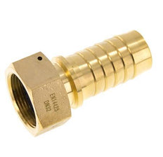 Pilar de manguera de latón 32x48 mm y G1-1/4'' con tuerca de unión DIN EN 14423 / DIN 2826