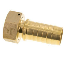 Pilar de manguera de latón 32x48 mm y G1-1/4'' con tuerca de unión DIN EN 14423 / DIN 2826