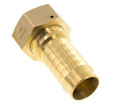 Pilar de manguera de latón 32x48 mm y G1-1/4'' con tuerca de unión DIN EN 14423 / DIN 2826