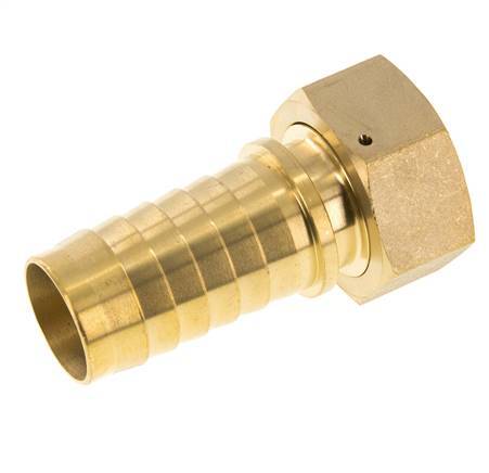 Pilar de manguera de latón 32x48 mm y G1-1/4'' con tuerca de unión DIN EN 14423 / DIN 2826