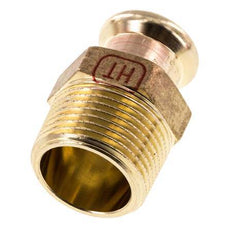 Racor a presión - 15 mm hembra y R 3/4'' macho - Aleación de cobre