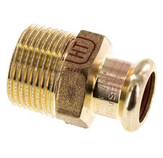 Racor a presión - 15 mm hembra y R 3/4'' macho - Aleación de cobre