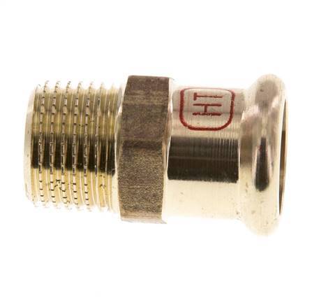 Press Fitting - 18mm Hembra & R 1/2'' Macho - Aleación de cobre