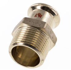 Racor a presión - 22 mm hembra y R 1'' macho - Aleación de cobre