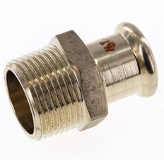 Racor a presión - 22 mm hembra y R 1'' macho - Aleación de cobre