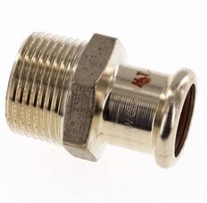 Racor a presión - 22 mm hembra y R 1'' macho - Aleación de cobre