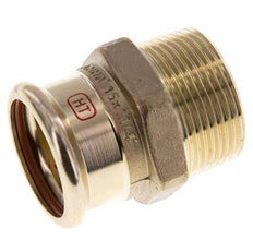 Racor a presión - 35 mm hembra y R 1-1/4'' macho - Aleación de cobre