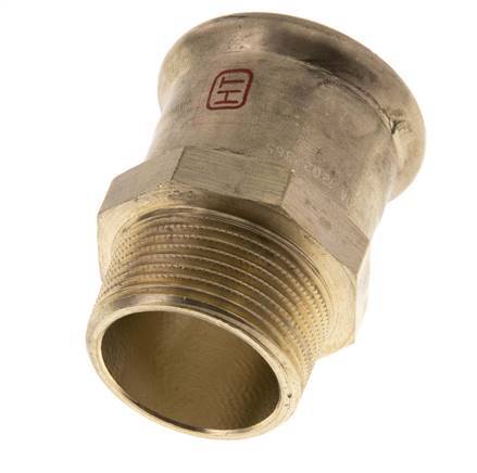 Racor a presión - 42 mm hembra y R 1-1/4'' macho - Aleación de cobre