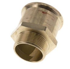 Racor a presión - 54 mm hembra y R 1-1/2'' macho - Aleación de cobre