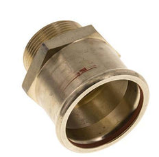 Racor a presión - 54 mm hembra y R 1-1/2'' macho - Aleación de cobre