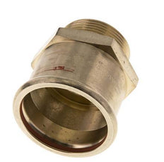 Racor a presión - 54 mm hembra y R 1-1/2'' macho - Aleación de cobre