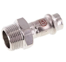 Racor a presión - 15 mm hembra y R 3/4'' macho - Acero inoxidable