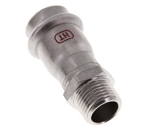 Press Fitting - 22mm Female & R 1/2'' Male - Stainless Steel
