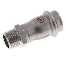 Press Fitting - 22mm Female & R 1/2'' Male - Stainless Steel