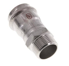 Racor a presión - 35 mm hembra y R 1'' macho - Acero inoxidable