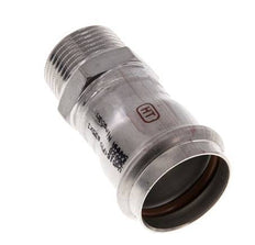 Racor a presión - 35 mm hembra y R 1'' macho - Acero inoxidable