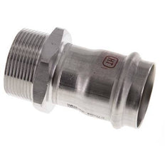 Press Fitting - 42mm Female & R 1-1/2'' Male - Stainless Steel
