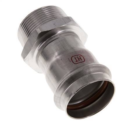 Press Fitting - 42mm Female & R 1-1/2'' Male - Stainless Steel