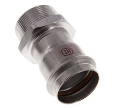 Press Fitting - 42mm Female & R 1-1/2'' Male - Stainless Steel