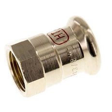Press Fitting - 15mm Hembra & Rp 3/8'' - Aleación de cobre