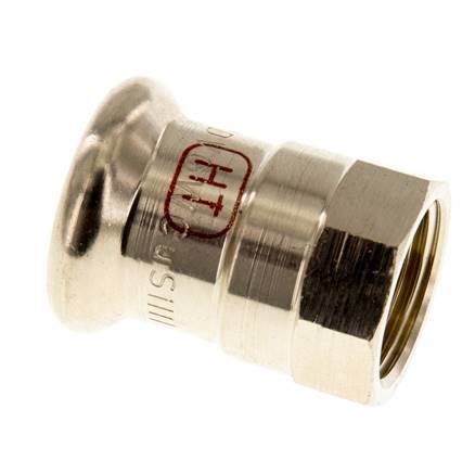 Press Fitting - 15mm Hembra & Rp 3/8'' - Aleación de cobre