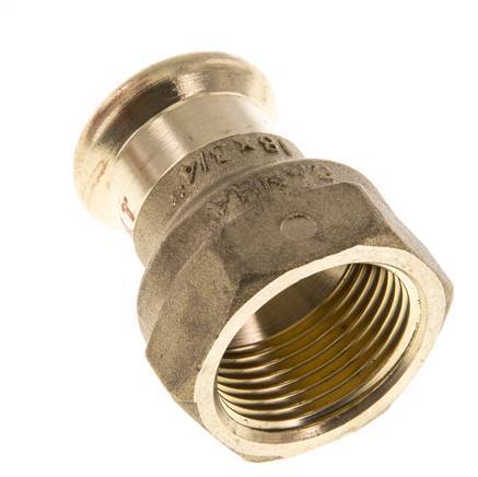 Press Fitting - 18mm Hembra & Rp 3/4'' Hembra - Aleación de cobre
