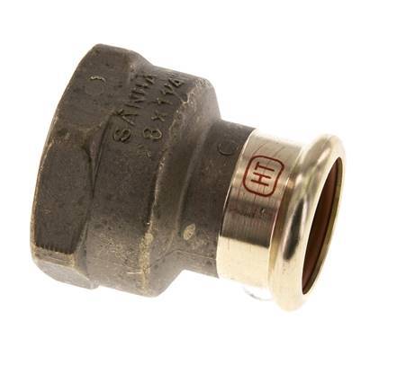 Press Fitting - 28mm Hembra & Rp 1-1/4'' Hembra - Aleación de cobre