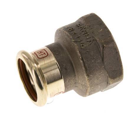 Press Fitting - 28mm Hembra & Rp 1-1/4'' Hembra - Aleación de cobre