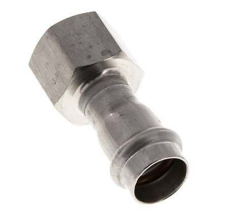Press Fitting - 18mm Female & Rp 3/4'' Female - Stainless Steel