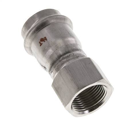 Press Fitting - 28mm Female & Rp 3/4'' Female - Stainless Steel