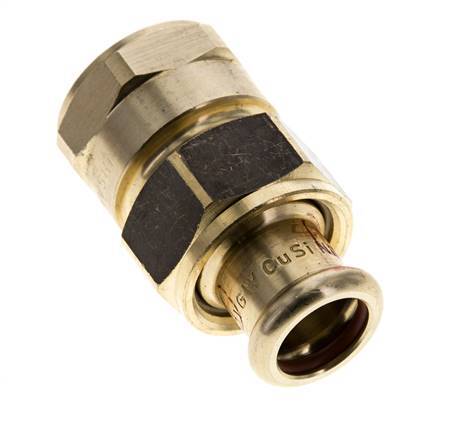 Union Press Fitting - 15mm Female & Rp 3/4'' Female - Copper alloy Flat Sealing
