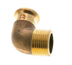 90deg Elbow Press Fitting - 18mm Female & R 3/4'' Male - Copper alloy