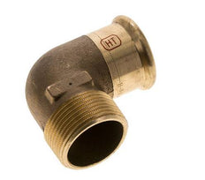 90deg Elbow Press Fitting - 35mm Female & R 1-1/4'' Male - Copper alloy