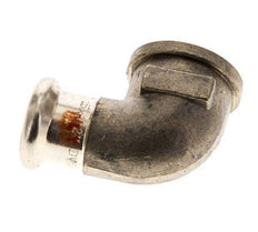 Racor a presión codo 90deg - 15mm Hembra & Rp 1/2'' Hembra - Aleación de cobre
