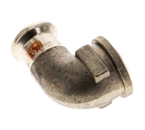 Racor a presión codo 90deg - 15mm Hembra & Rp 1/2'' Hembra - Aleación de cobre
