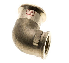 90deg Elbow Press Fitting - 22mm Female & Rp 1/2'' Female - Copper alloy